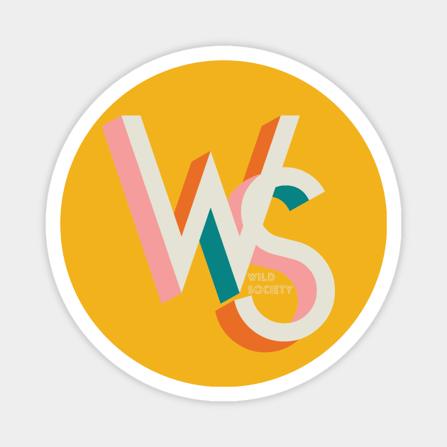 Wild Society Yellow Logo Magnet by Wild Society Podcast